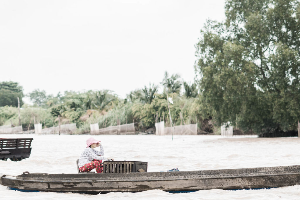 Verkehr auf dem Mekong