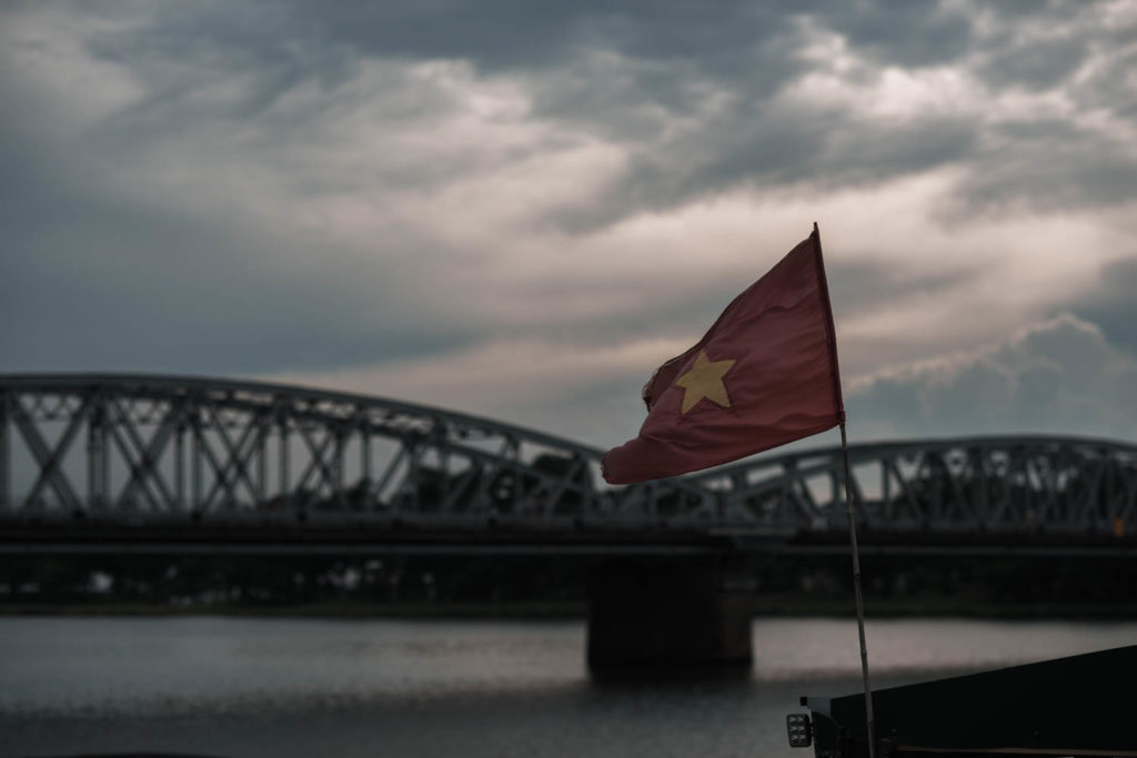 Flagge im Wind