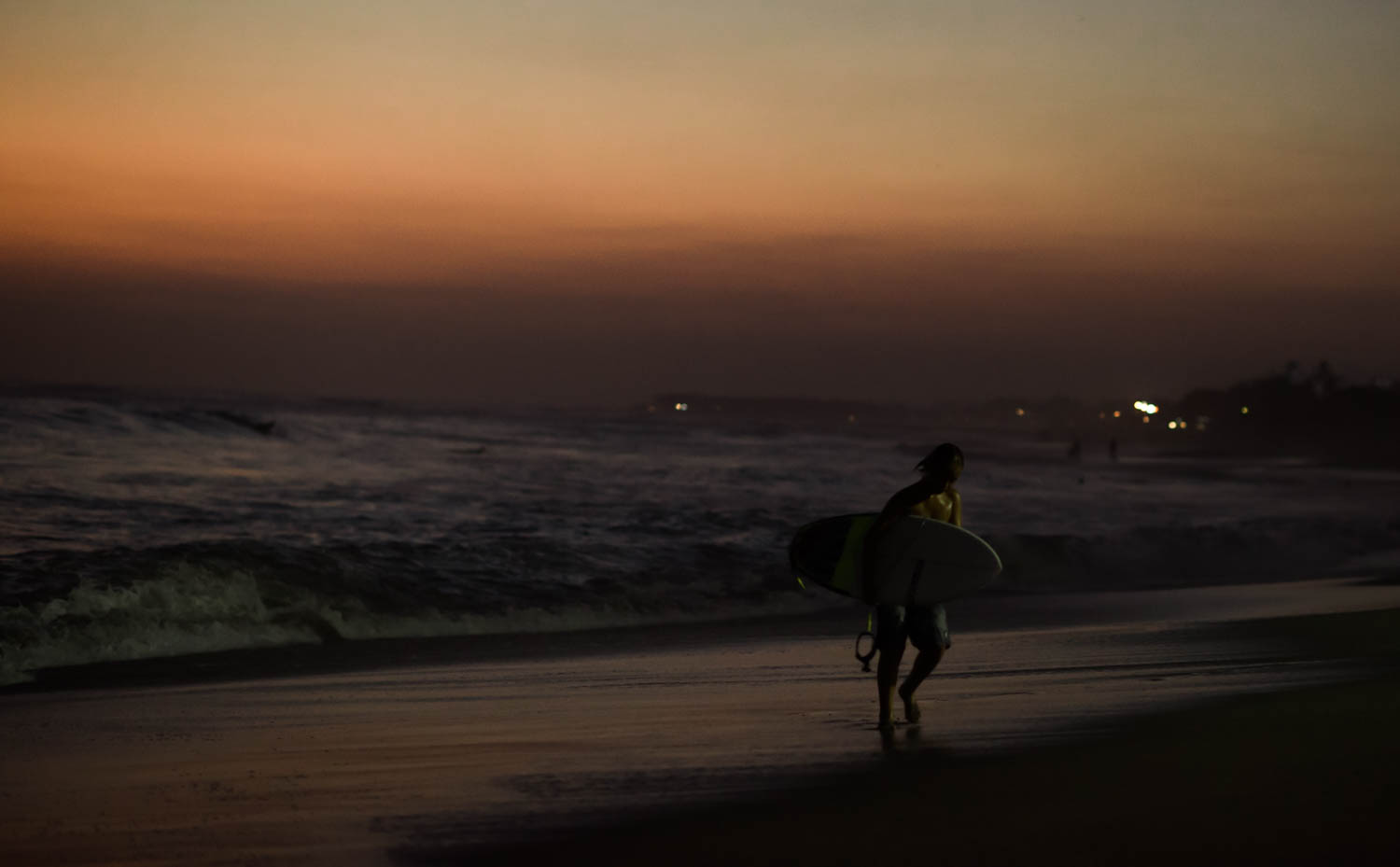 Sonnenuntergang am Strand